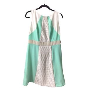 Studio I Mint and Cream Midi Dress